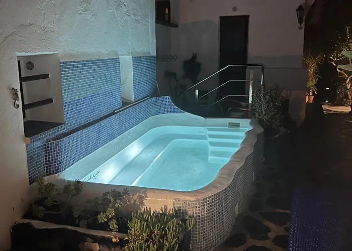 Lejlighed La Hoya 1-tradition Trifft Moderne- Meerblick, Pool & Wintergarten-2 Personen Las Cruces (Canary)